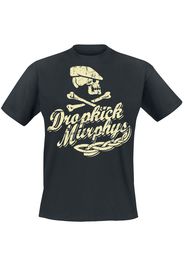 Dropkick Murphys - Scally Skull Ship - T-Shirt - Uomo - nero