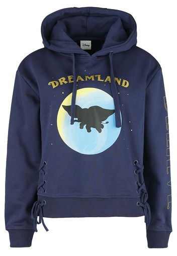 Dumbo - Dreamland - Felpa con cappuccio - Donna - blu