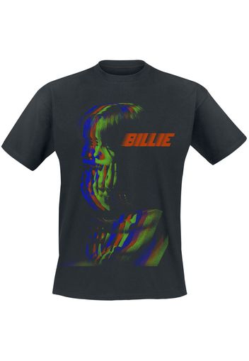 Eilish, Billie - 3D Billie Racer - T-Shirt - Uomo - nero