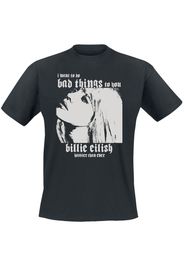 Eilish, Billie - Bad Things - T-Shirt - Uomo - nero
