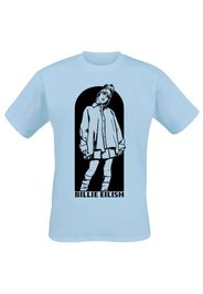 Eilish, Billie - Doorway - T-Shirt - Uomo - azzurro