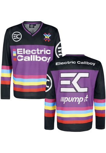 Electric Callboy - Pump It - Sportiva Maniche Lunghe - Uomo - multicolore