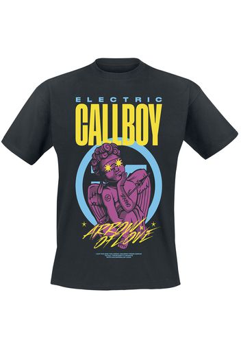 Electric Callboy - Arrow Of Love - T-Shirt - Uomo - nero