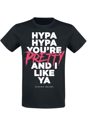 Electric Callboy - Hypa Hypa Lyrics - T-Shirt - Uomo - nero