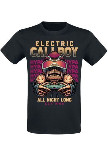 Electric Callboy - All Night Long - T-Shirt - Uomo - nero