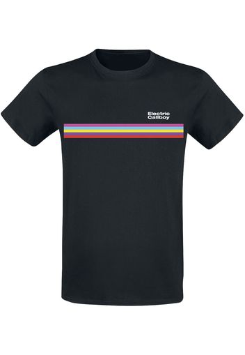 Electric Callboy - Stripe - T-Shirt - Uomo - nero