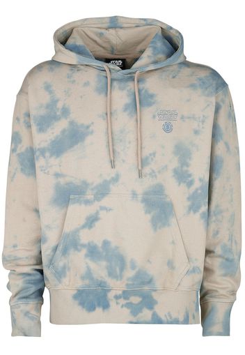 Element - Star Wars x Element Galaxy Hood - Felpa con cappuccio - Uomo - blu beige