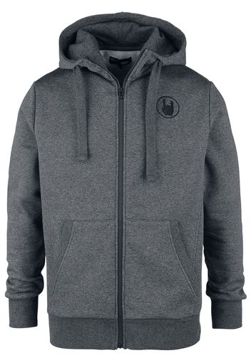 EMP Premium Collection - Grey Hooded Jacket with Embroidery - Felpa jogging - Uomo - grigio