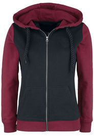 EMP Premium Collection - Black/Red Hooded Jacket - Felpa jogging - Donna - nero rosso
