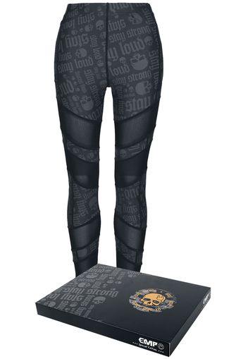 EMP Special Collection - Sport Leggings with All-Over Print - Leggings - Donna - nero