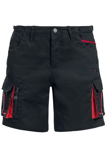 EMP Special Collection - Work Hard - Rock Hard - Shorts - Donna - nero