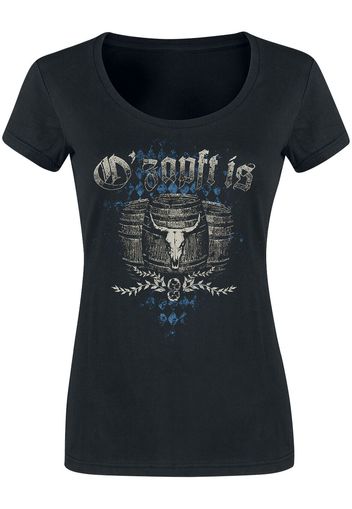 EMP Special Collection - Schwarzes T-Shirt mit Rundhalsausschnitt und Print - T-Shirt - Donna - nero