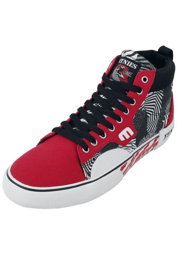 Etnies - Kayson High - Sneakers alte - Uomo - nero bianco rosso