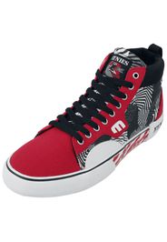 Etnies - Kayson High - Sneakers alte - Uomo - nero bianco rosso