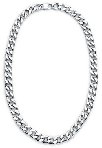 etNox hard and heavy - Curb Chain - Collana - Uomo - colore argento