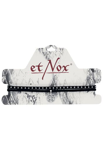 etNox - Pentacle - Choker - Donna - nero