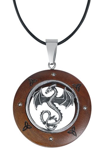 etNox - Drache - Collana - Unisex - colore argento