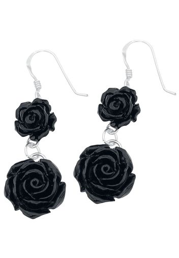 etNox - Black Roses - Orecchini - Donna - multicolor