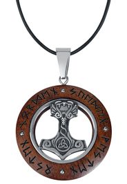 etNox - Thor's Hammer - Collana - Unisex - colore argento