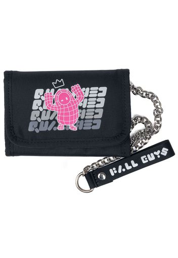 Fall Guys - Off the Chain - Portafoglio - Unisex - nero bianco rosa