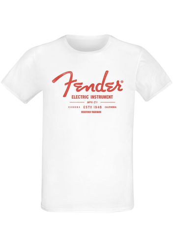 Fender - Electric Instrument - T-Shirt - Uomo - bianco