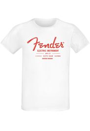 Fender - Electric Instrument - T-Shirt - Uomo - bianco