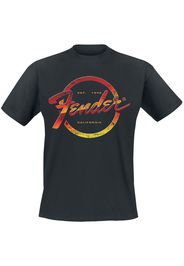 Fender - Est. 1945 - T-Shirt - Uomo - nero