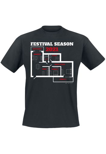 Festival Season 2021 -  - T-Shirt - Uomo - nero