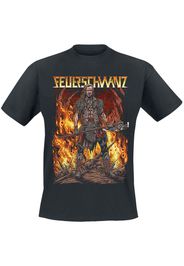 Feuerschwanz - Epic Warrior - T-Shirt - Uomo - nero
