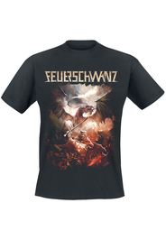 Feuerschwanz - Das Elfte Gebot - T-Shirt - Uomo - nero