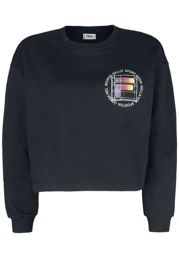 Fila - ROANA Cropped Crew Sweat - Felpa - Donna - nero