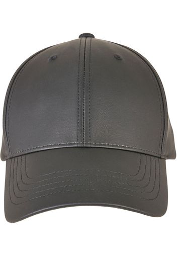 Flexfit - Synthetic Leather Alpha Shape Dad Cap - Cappello - Unisex - nero