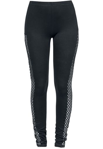 Forplay - Side Laced Leggings - Leggings - Donna - nero