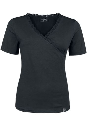 Forplay - Brie - T-Shirt - Donna - nero