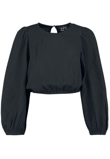 Forplay - Lotta - Maglia Maniche Lunghe - Donna - nero