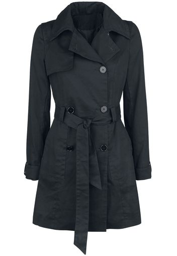 Forplay - Cotton Trenchcoat - Cappotto corto - Donna - nero