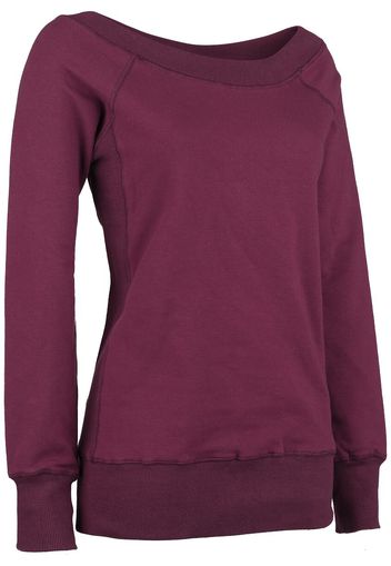 Forplay - Sweater - Felpa - Donna - rosso vino