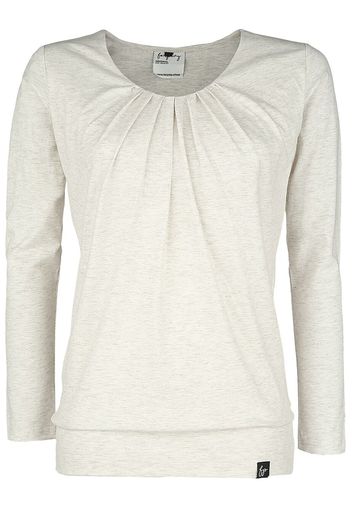 Forplay - Debby - Maglia a maniche lunghe - Donna - grigio sport