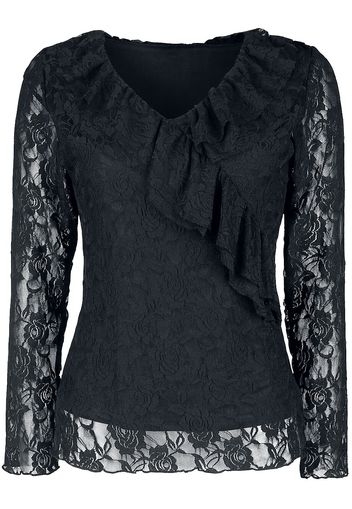 Forplay - Bess - Maglia a maniche lunghe - Donna - nero