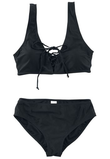 Forplay - Front Laced Bikini - Costume da bagno - Donna - nero