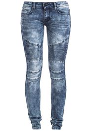 Forplay - Biker Pants - Jeans - Donna - blu