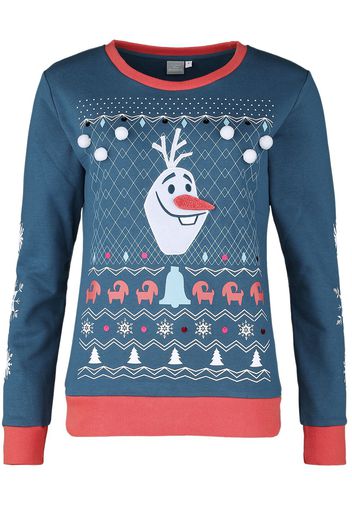 Frozen - Olaf - Christmas Jumper - Donna - multicolore