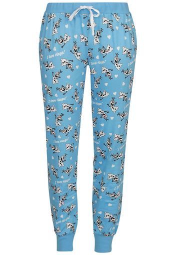 Frozen - Olaf - I Love Hugs - Pantaloni pigiama - Donna - multicolore