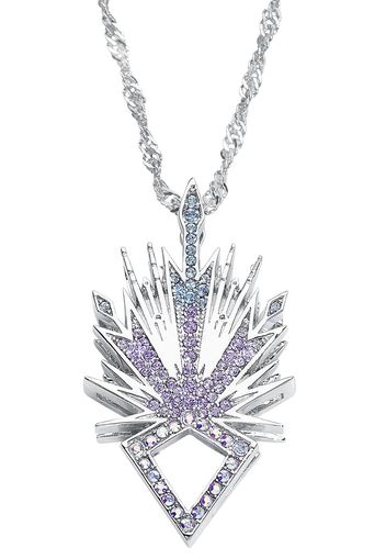 Frozen - Disney by Couture Kingdom - Elsa Ice Crystal - Collana - Donna - colore argento