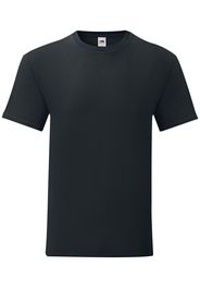 Fruit Of The Loom - Iconic T - T-Shirt - Uomo - nero