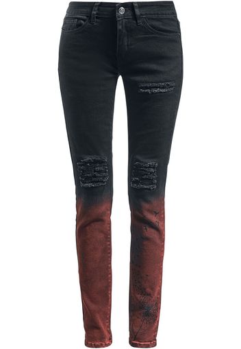 Full Volume by EMP - Skarlett - Jeans - Donna - nero rosso