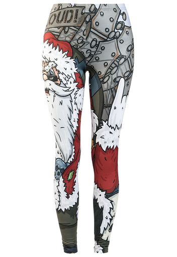 Full Volume by EMP - Xmas leggings - Leggings - Donna - nero