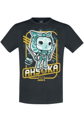 Funko - The Clone Wars - Ahsoka In Space - T-Shirt - Unisex - nero