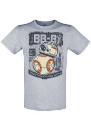 Funko - Star Wars - BB-8 Energy Levels - T-Shirt - Unisex - grigio chiaro screziato