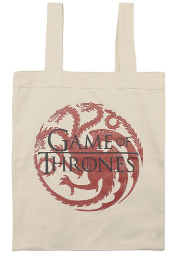 Game Of Thrones - Targaryen - Borsa di tela - Unisex - sabbia chiaro